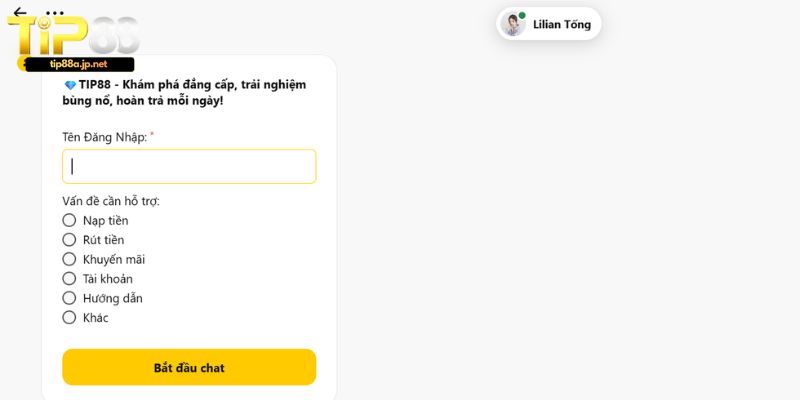 Các kênh liên hệ trực tuyến an toàn và phổ biến tại TIP88